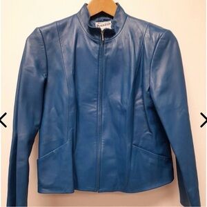 Pendleton Blue Leather Jacket